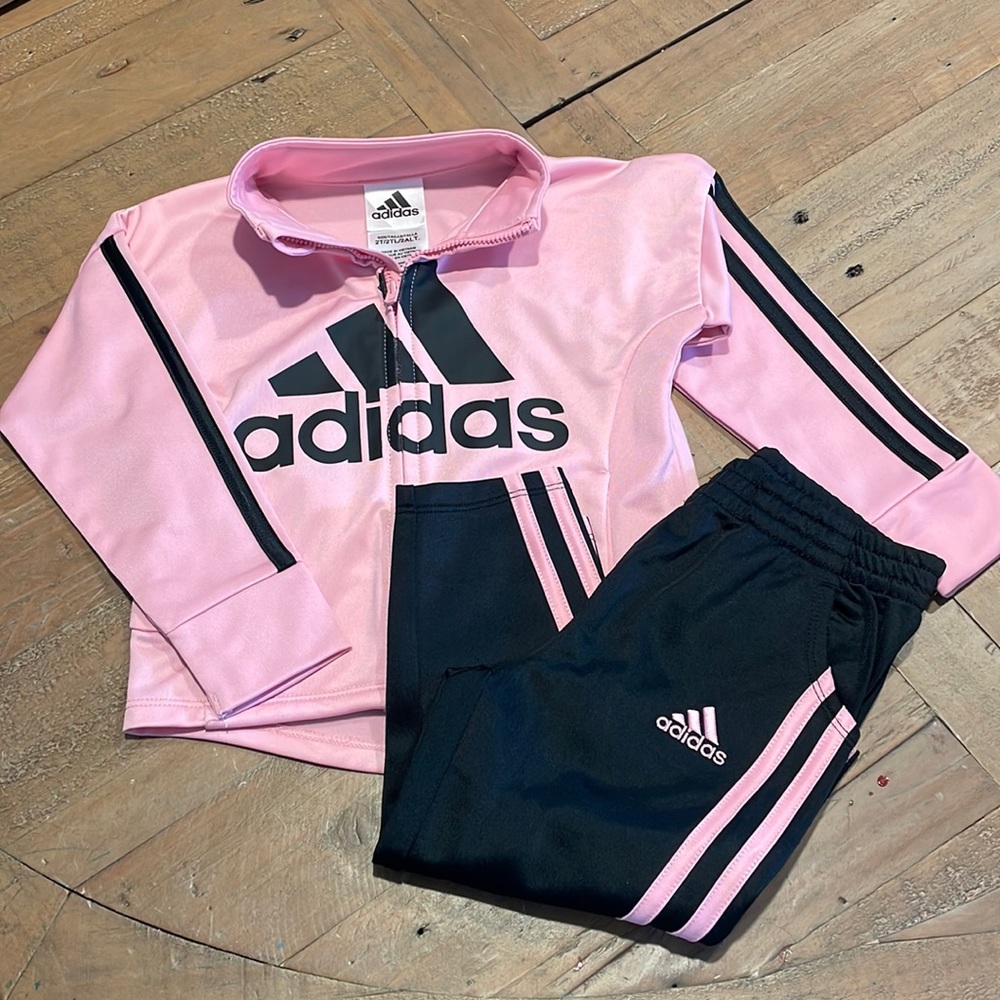Girls toddler Adidas Tracksuit